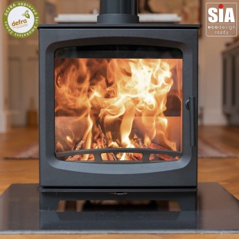 Ecosy+ Hooga 8 - 8kw - Defra Approved -  Eco Design Approved - Woodburning Stove